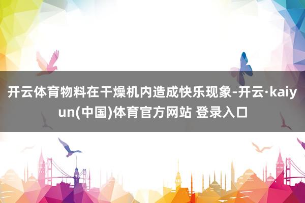 开云体育物料在干燥机内造成快乐现象-开云·kaiyun(中国)体育官方网站 登录入口