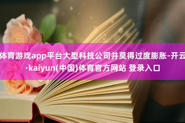 体育游戏app平台大型科技公司并莫得过度膨胀-开云·kaiyun(中国)体育官方网站 登录入口