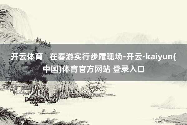 开云体育   在春游实行步履现场-开云·kaiyun(中国)体育官方网站 登录入口