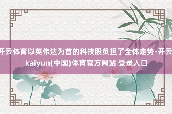 开云体育以英伟达为首的科技股负担了全体走势-开云·kaiyun(中国)体育官方网站 登录入口